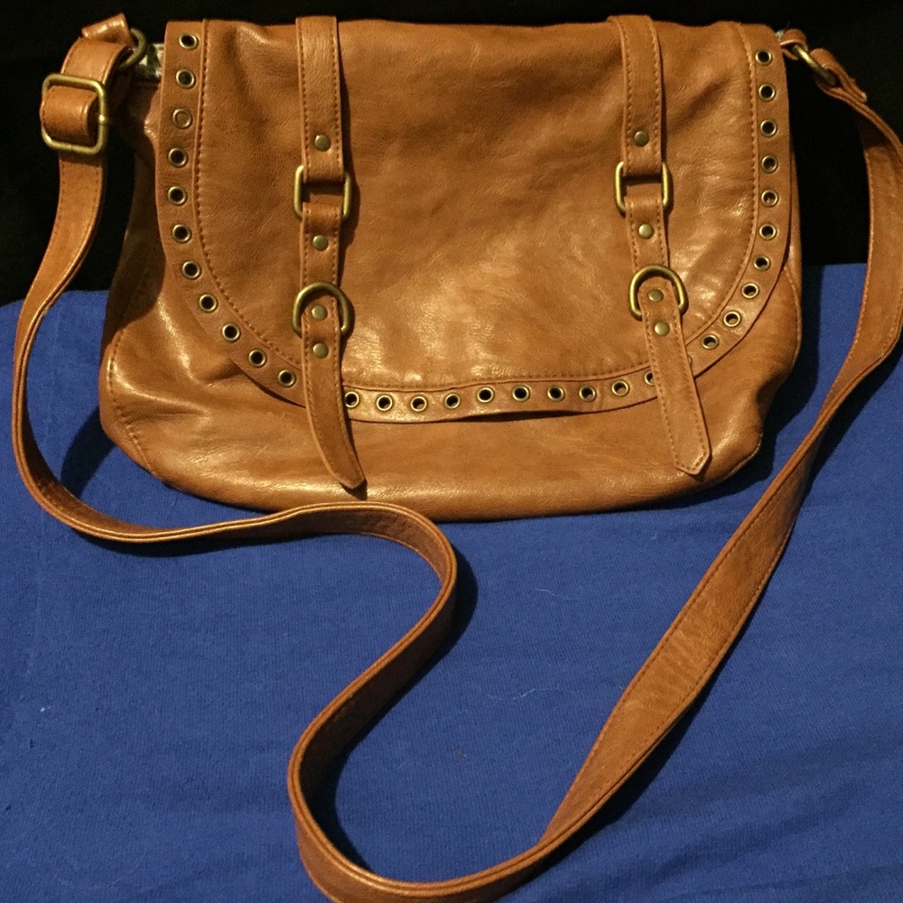 LD Leather Crossbody Purse